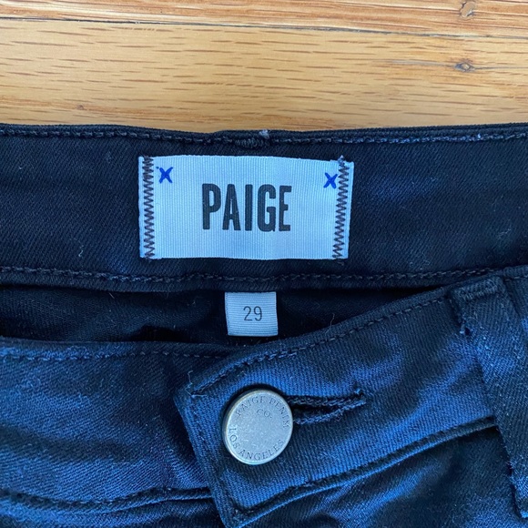 Paige Verdugo Ultra Skinny Black Jeans - size 29 - Picture 3 of 4